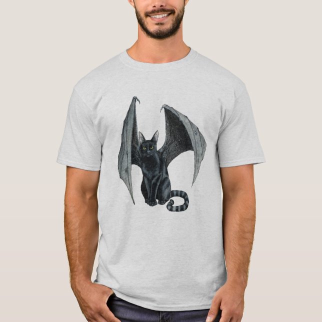 Die City Battycat Kleidung ohne Hintergrund T-Shirt (Vorderseite)