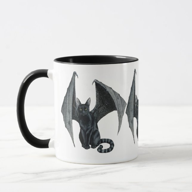 Die City Battycat-Tasse ohne Logo Tasse (Links)