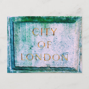 Die City of London Postkarte