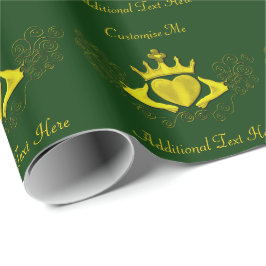 Die Claddagh (Gold) Geschenkpapier