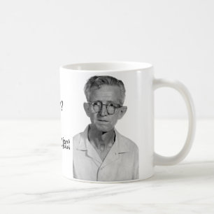Die Clarence Graf Gideon Mugshot-Tasse Kaffeetasse