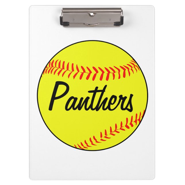 Die Clipboard des Custom Fastpech Softball Coach Klemmbrett (Vorderseite)