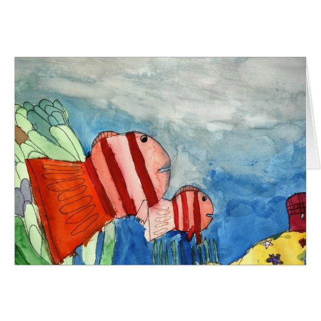 Die Clown-Fisch-Seeanemone (Vorderseite (Horizontal))