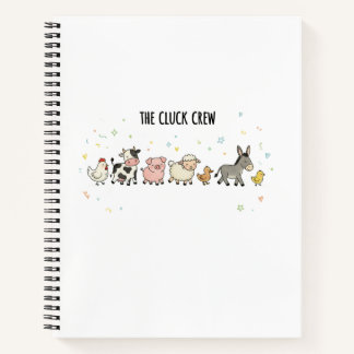 "Die Cluck-Crew" Notizbuch
