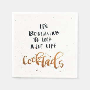 Die Cocktailserviette Serviette