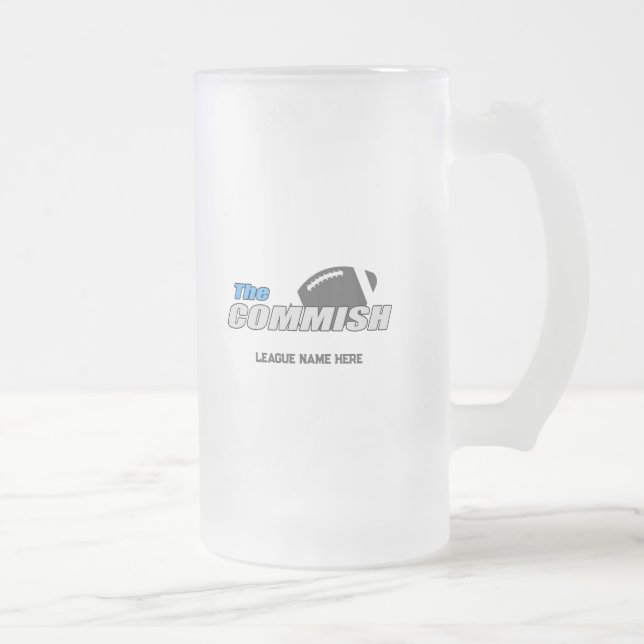 Die Commish 16 oz Mattierte Tasse Fantasy Football (Rechts)