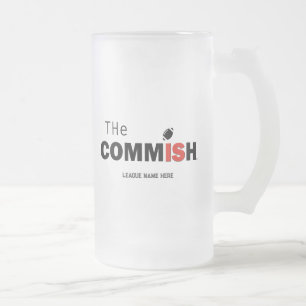 Die Commish 16 oz Mattierte Tasse Fantasy Football