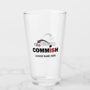 Die Commish Custom 16 oz Pint Bierglas Glas