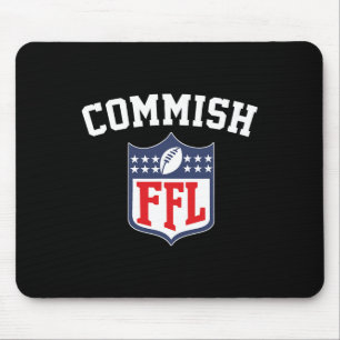 Die Commissions Funny Fantasy Football League Fffl Mousepad