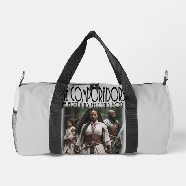 Die Comporadors decken die Kunst ab Duffle Bag (Rückseite)