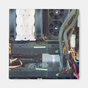 Die Computerausrüstung Magnet