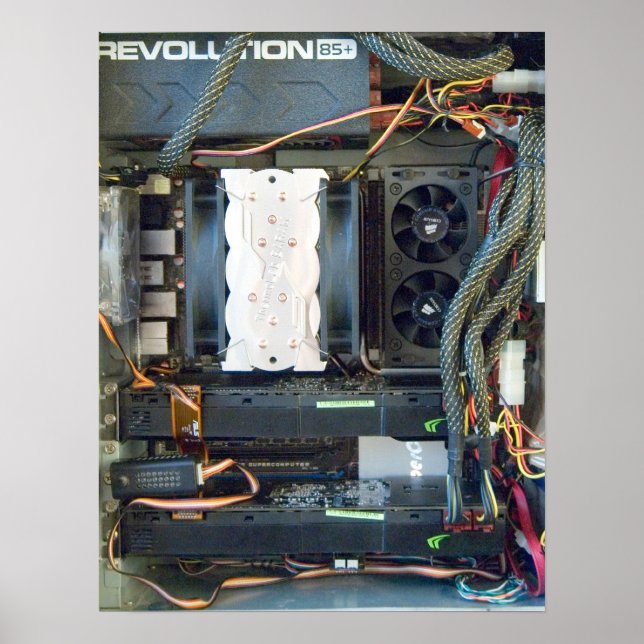 Die Computerausrüstung Poster (Vorne)