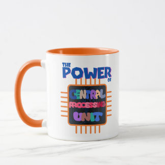 Die Computerzentraleinheit Tasse