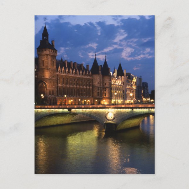 Die Conciergerie in Paris Postkarte (Vorderseite)