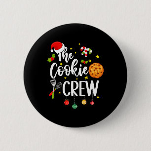 Die Cookie-Crew Weihnachten Backkost Lover Kids Button