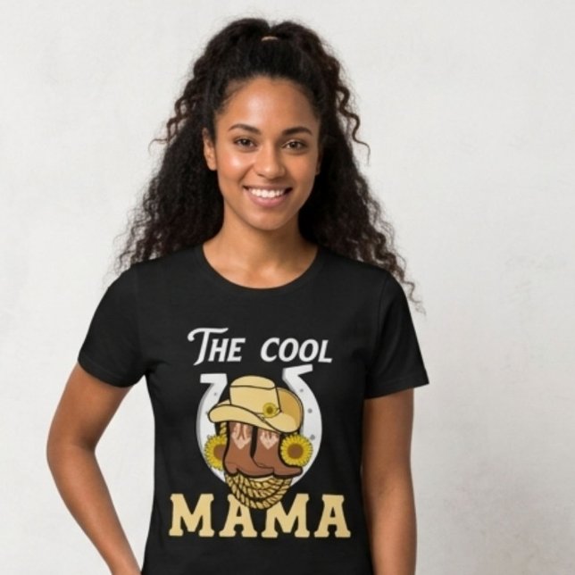 Die Cool Mama | Westlicher Muttertag Einzigartig T-Shirt (Von Creator hochgeladen)