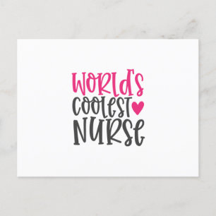 Die Coole Krankenschwester der Welt Postkarte