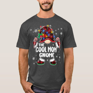 Die Coole Mama Gnome Buffalo Karierten Weihnachtsb T-Shirt
