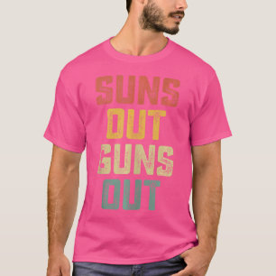 Die Coole Muskelsonne abfeuert T-Shirt