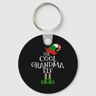 Die coole Oma-Elf-Geschenk-Passende-Familiengruppe Schlüsselanhänger