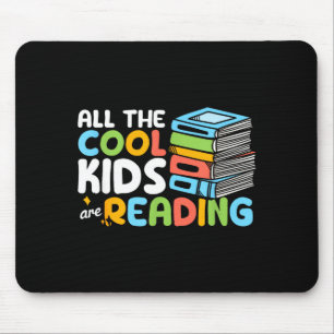 Die coolen Kids lesen Buch Leselhrer Mousepad