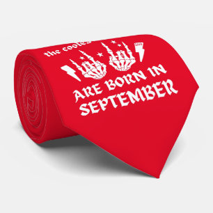 DIE COOLEN TYPEN SIND AM SEPTEMBER GEBOREN KRAWATTE