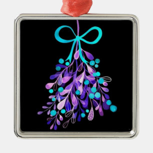 **DIE COOLSTE MISTLETOE** CHRISTMAS ORNANATION ORNAMENT AUS METALL