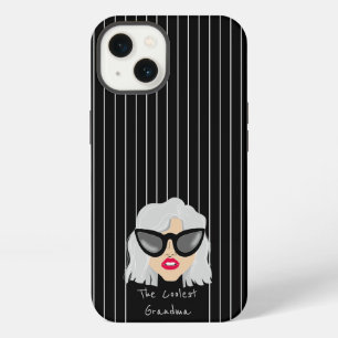 Die Coolste Oma mit Brille, benutzerdefinierter Na iPhone Hülle