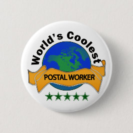 Die coolste Postarbeitskraft der Welt Button