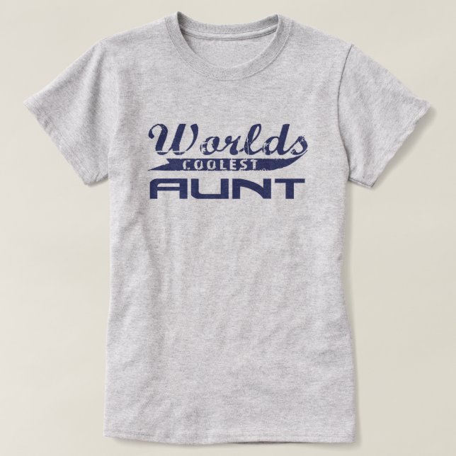 Die coolste Tante der Welt T-Shirt (Design vorne)