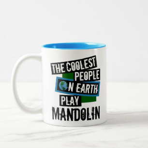 Die coolsten Leute auf Erdspiel-Mandoline Zweifarbige Tasse