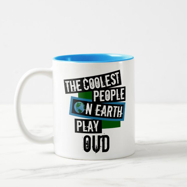 Die Coolsten Menschen der Erde spielen Oud Zweifarbige Tasse (Links)