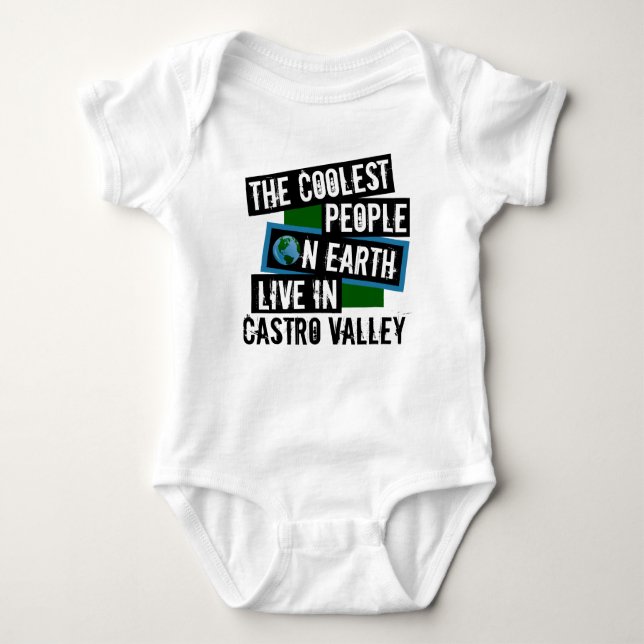 Die Coolsten Menschen der Welt leben im Castrotal Baby Strampler (Vorderseite)