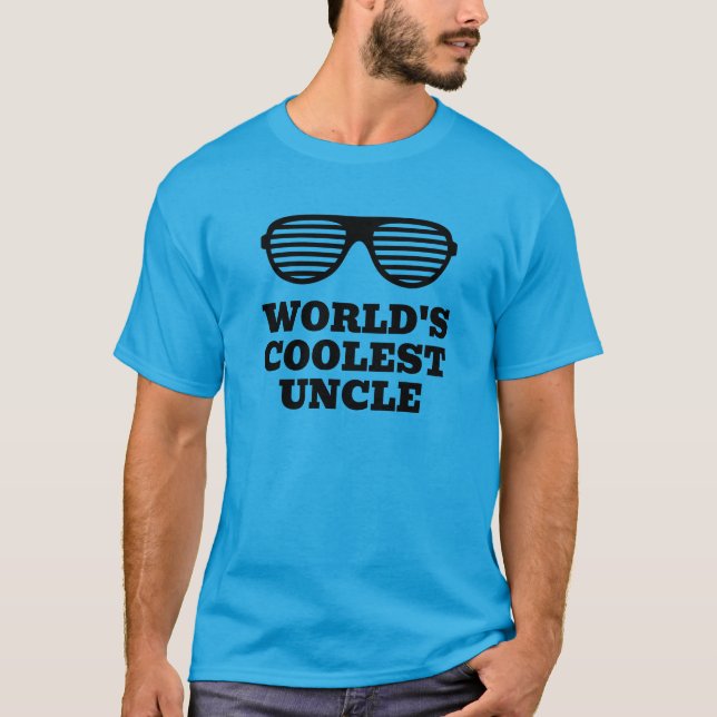 Die Coolstste Onkel-komische Sonnenbrille der Welt T-Shirt (Vorderseite)