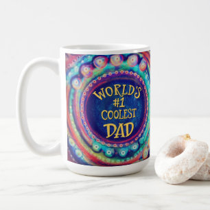 Die Coolstste Vater der Welt Moderne Inspirivität Kaffeetasse