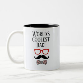 Die Coolstste Vater-Tasse der coolen einzigartigen Zweifarbige Tasse