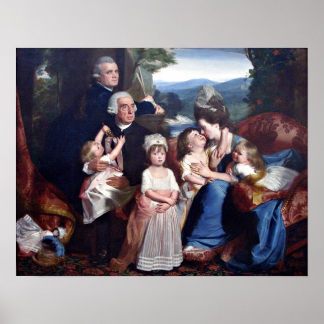 Die Copley-Familie von John Singleton Copley Poster (Vorne)