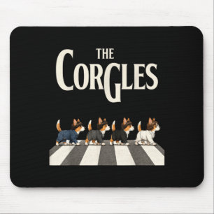 Die Corgles Lustiger Süßer Corgi Hundeliebhaber Ge Mousepad