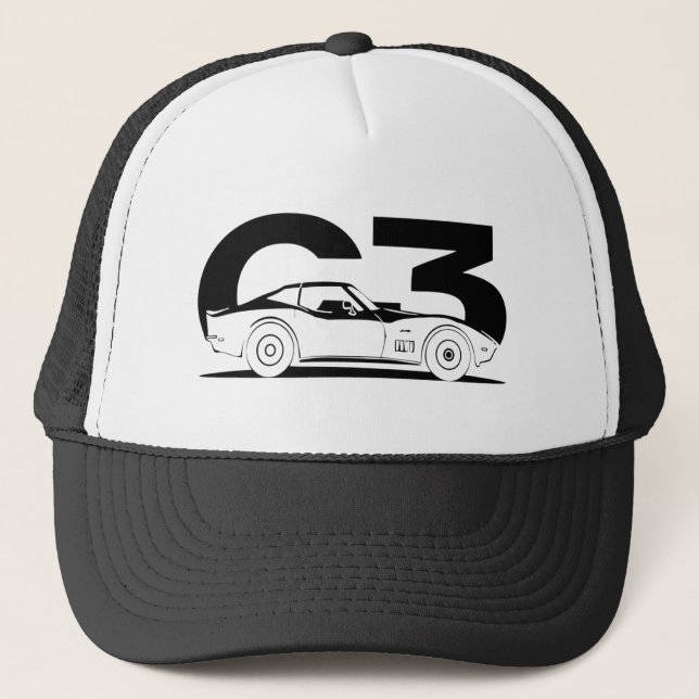 Die Corvette - C3 Zubehör Haarnetze Mützen (Vorderseite)