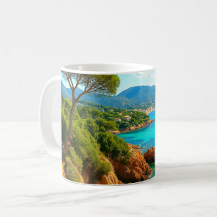 Die Côte d'Azur Kaffeetasse