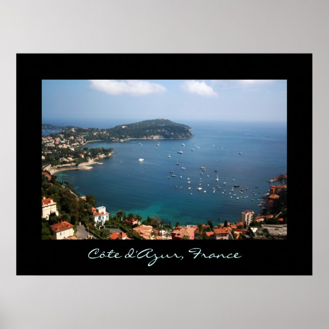 Die Côte d'Azur Poster (Vorne)