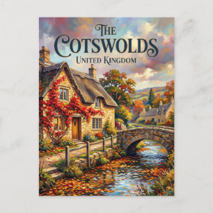 Die Cotswolds Vereinigtes Königreich Postkarte