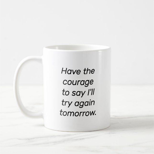 Die Courage-Tasse haben Kaffeetasse (Links)