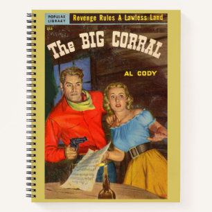 Die Cover-Kunst der Big Corral Notizbuch