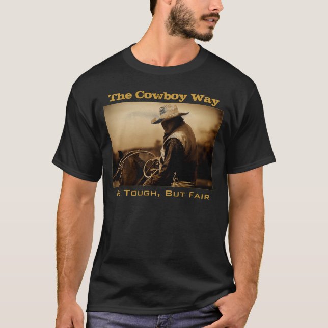 Die Cowboy-Weise T-Shirt (Vorderseite)