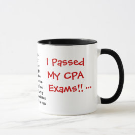 Die CPA-Prüfungen bestanden! Prüfer Tasse
