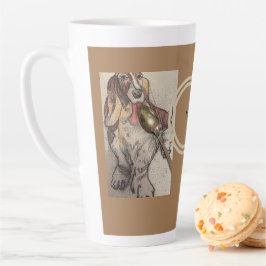 Die Creme raus gemacht Milchtasse