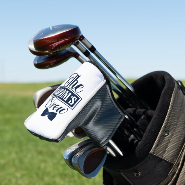 Die Crew des Grooms - Moderne Vergnügung Golf Headcover (In Situ)