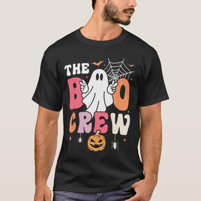 Die Crew Halloween Ghost Trick oder Treat Squad T-Shirt (Vorderseite)