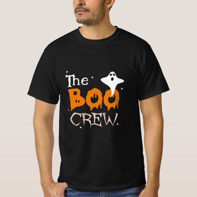 Die Crew Orange Halloween T-Shirt (Vorderseite)